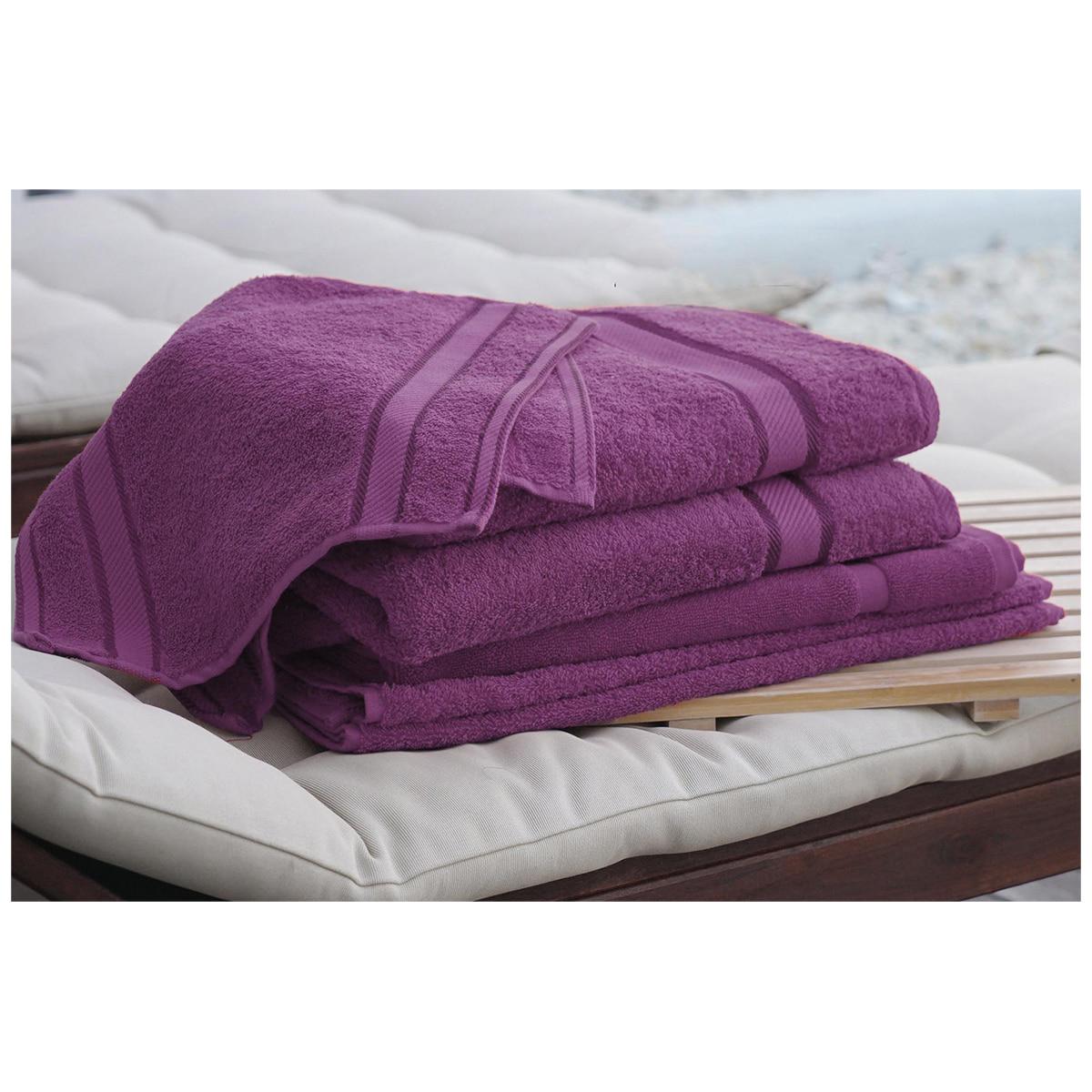 Kingtex Plain Dyed Combed Cotton Bath Sheet Set 7 Piece Forest