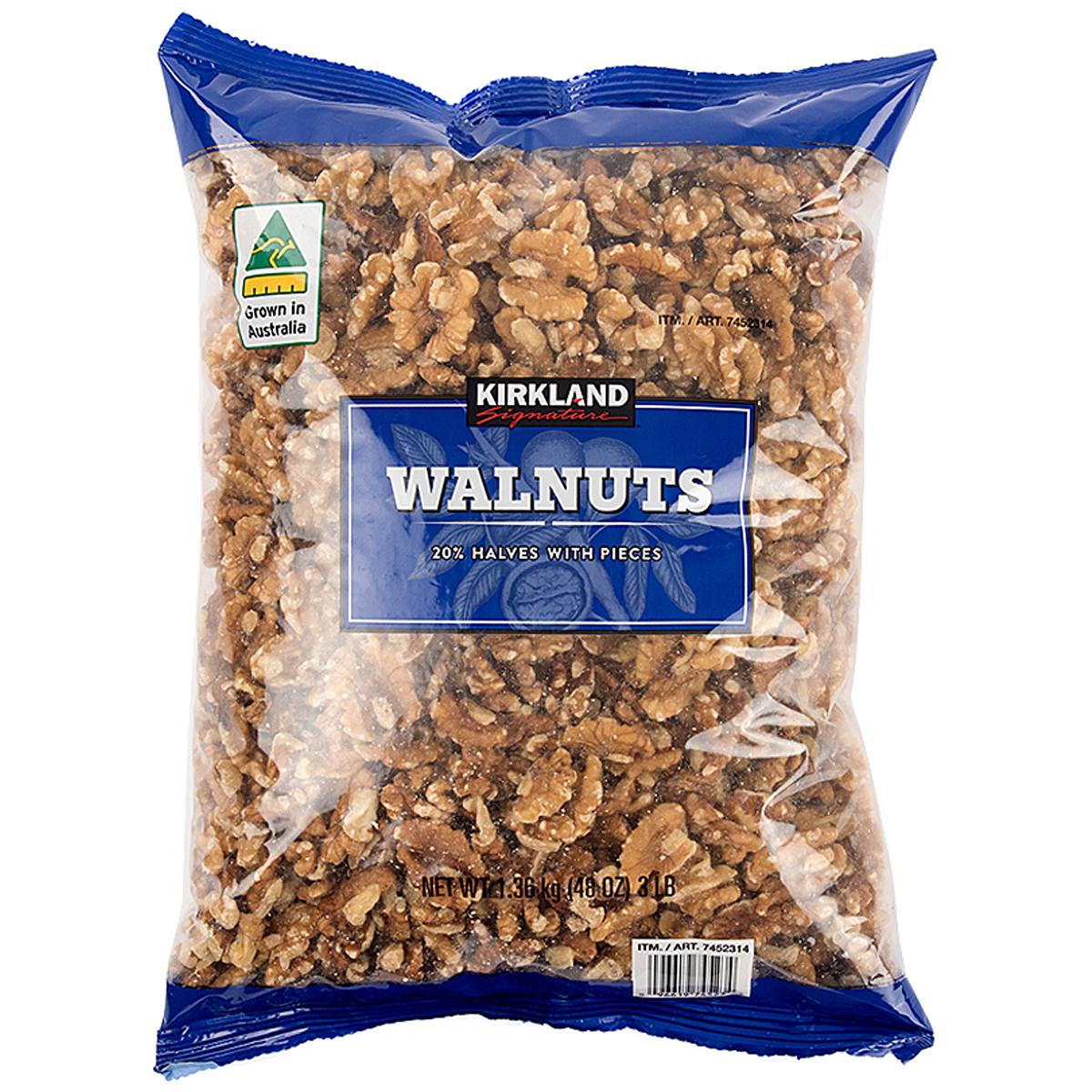 Kirkland Signature Walnuts 2 x 1.36kg