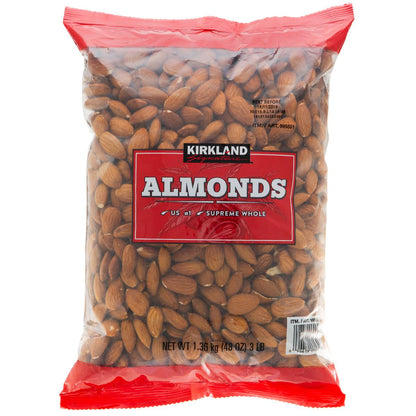 Kirkland Signature Whole Almonds 2 x 1.36kg