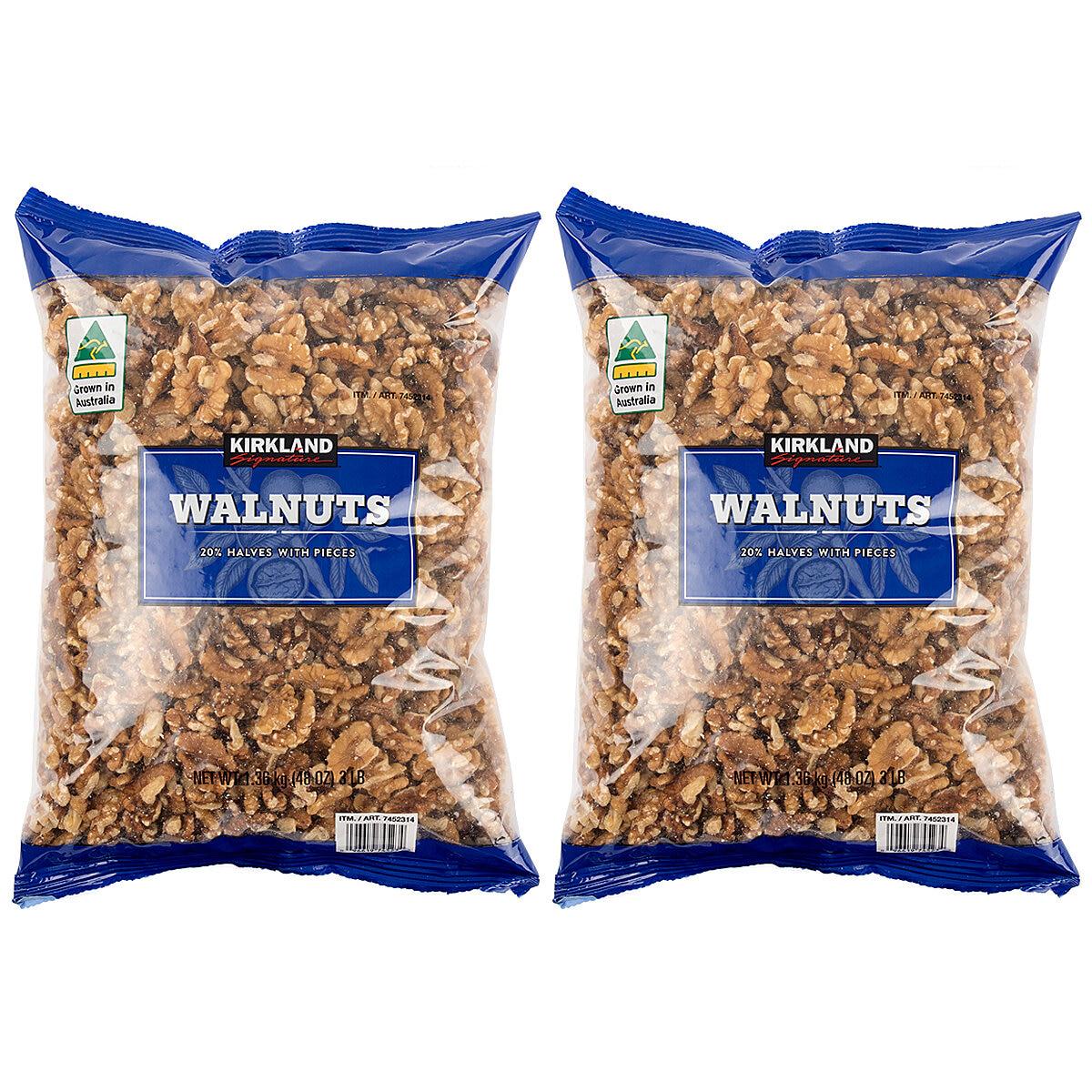 Kirkland Signature Walnuts 2 x 1.36kg