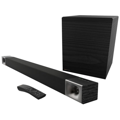 Klipsch 3.1 Channel Sound Bar With Wireless Subwoofer Home Theater System Cinema 600