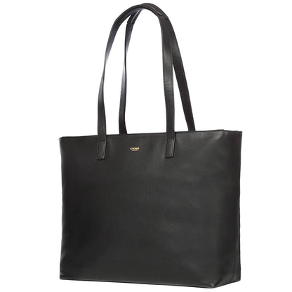 Knomo Mayfair Luxe Maddox 15 Inch Laptop Tote Bag Black