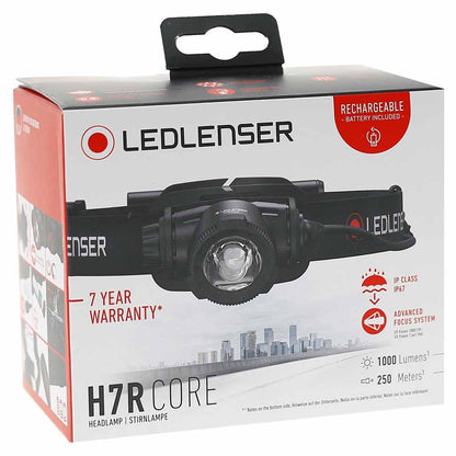 LEDLENSER 1000 Lumens H7R Core Rechargeable Headlamp ZL502122