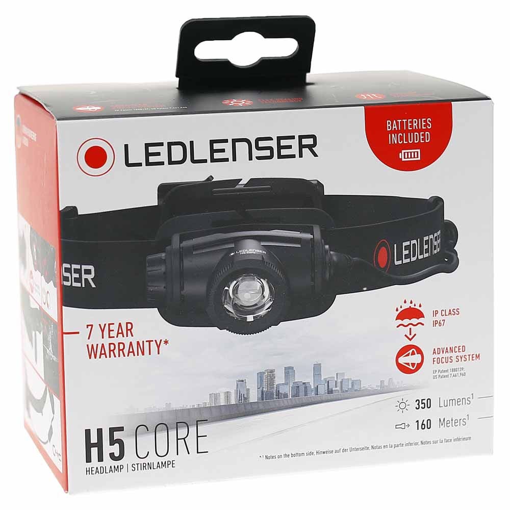LEDLENSER 350 Lumens H5 Core Headlamp ZL502193