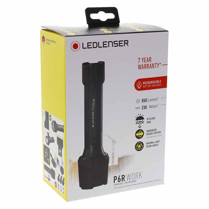 LEDLENSER 850 Lumens P6R Work Rechargeable Torch ZL502186