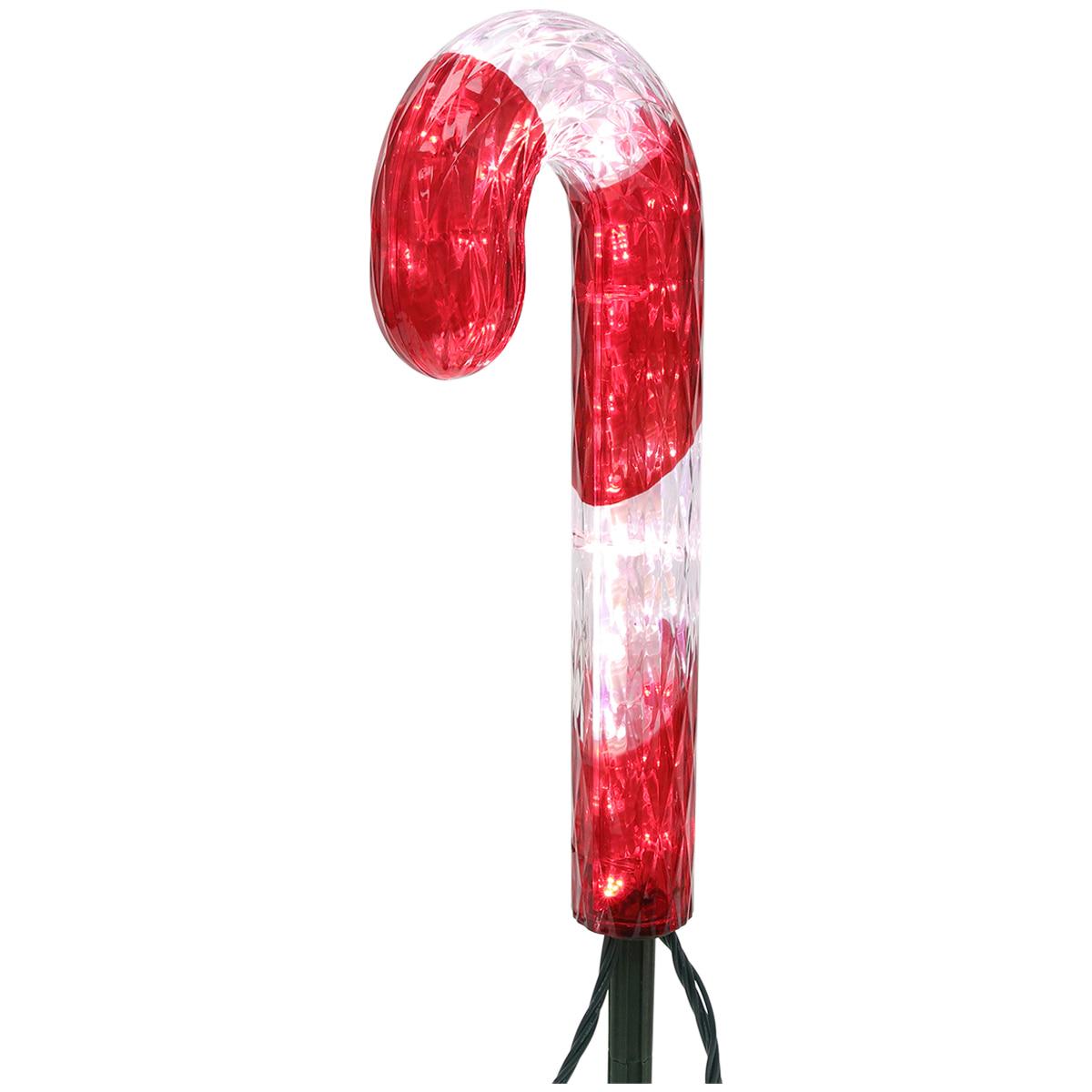 LED Candy Cane Lawn Stakes Set Of 6