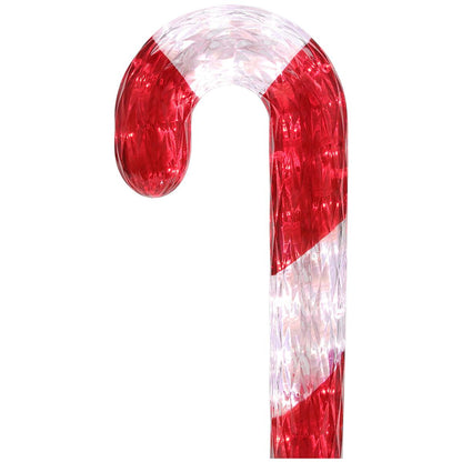 LED Candy Cane Lawn Stakes Set Of 6