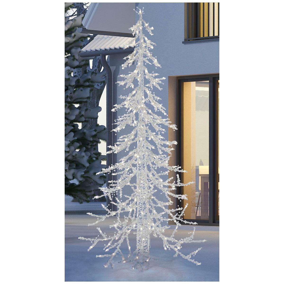 LED Crystal Iced Winter Tree 2.1M