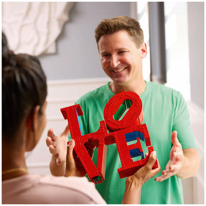 LEGO Art LOVE, Gift For Couples And Home Decor Idea 31214