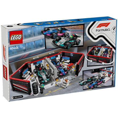 LEGO City F1 Garage and Mercedes-AMG And Alpine Cars Toy Playset 60444
