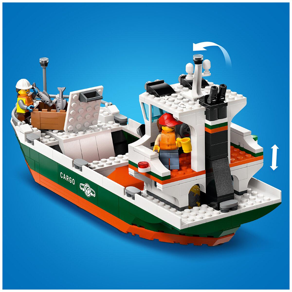LEGO City Seaside Harbor With Cargo Ship 60422
