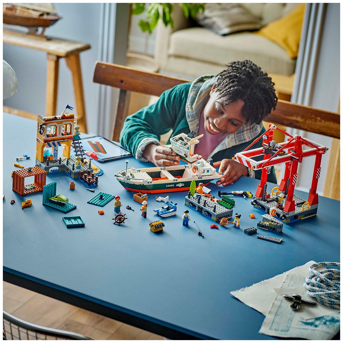 LEGO City Seaside Harbor With Cargo Ship 60422