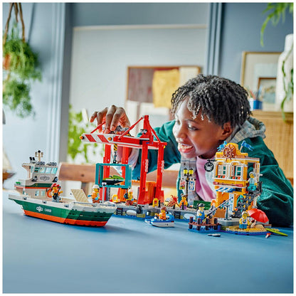 LEGO City Seaside Harbor With Cargo Ship 60422
