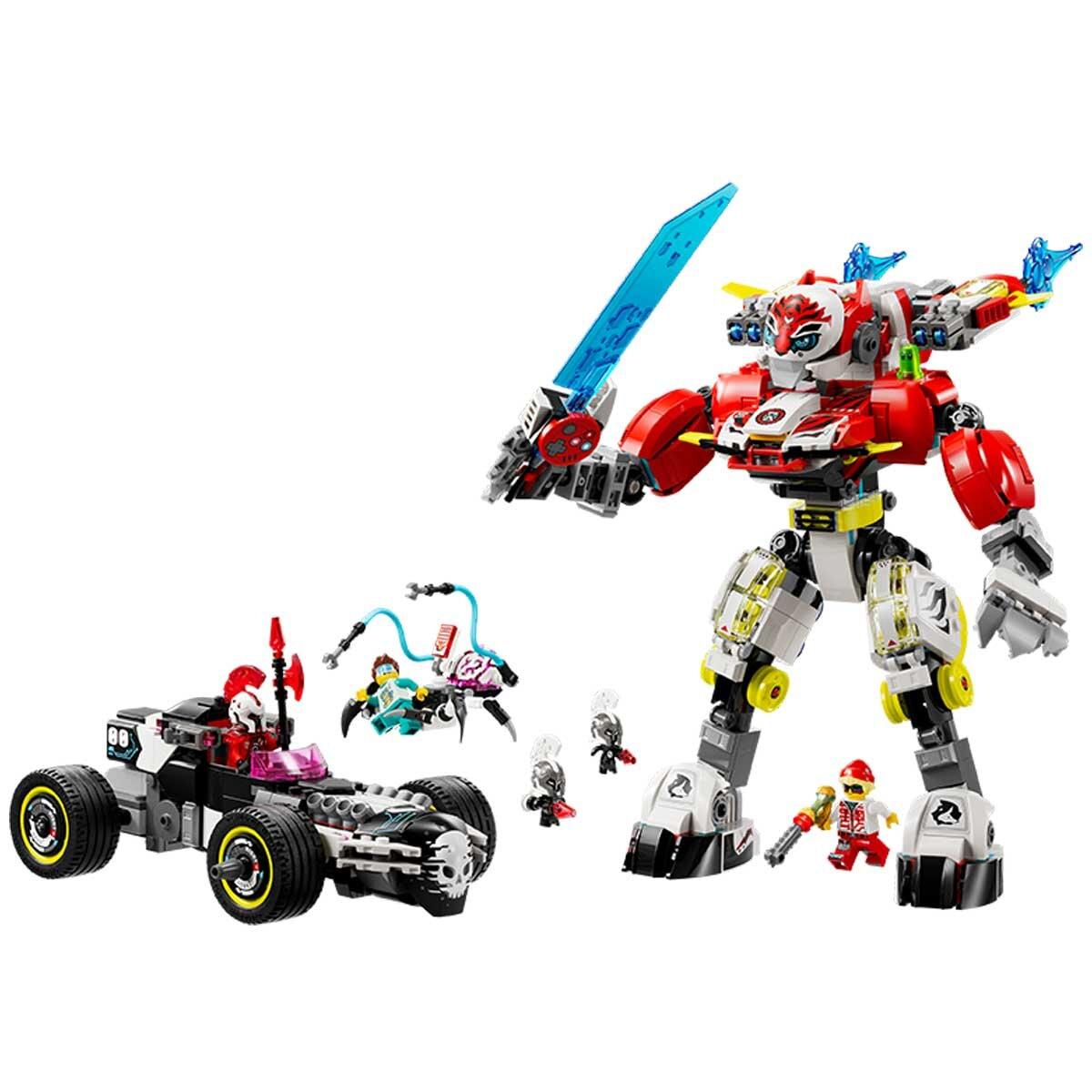 LEGO DREAMZzz Coopers Tiger Mech And Zeros Hot Rod Car Toy 71497