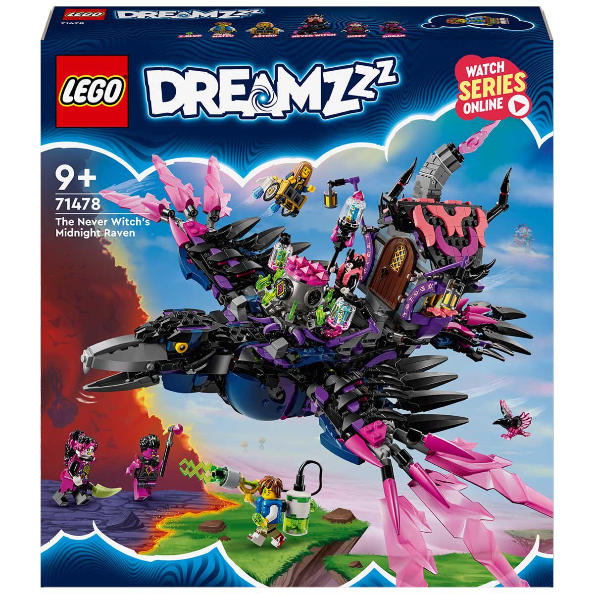 LEGO DREAMZzz The Never Witchs Midnight Raven Toy 71478