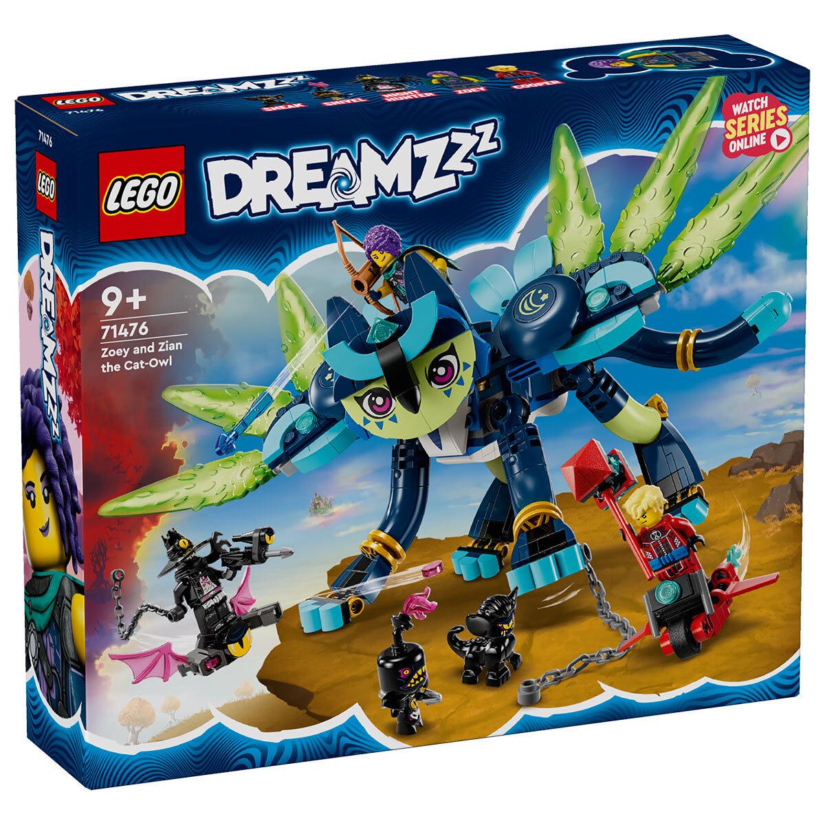 LEGO DREAMZzz Zoey And Zian The Cat-Owl 71476