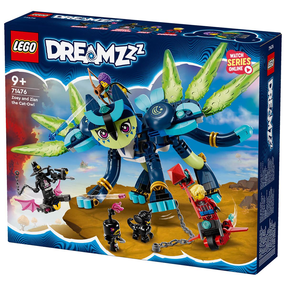 LEGO DREAMZzz Zoey And Zian The Cat-Owl 71476