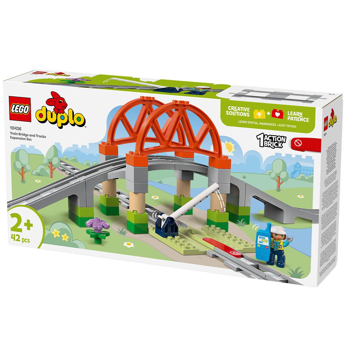 LEGO DUPLO Town Train Bridge And Tracks Expansion Set 10426