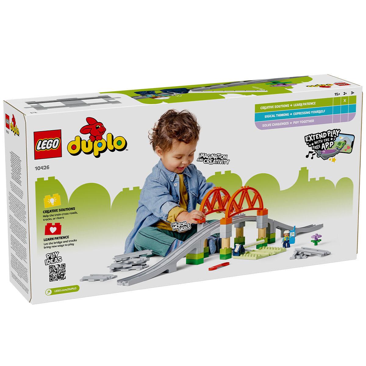 LEGO DUPLO Town Train Bridge And Tracks Expansion Set 10426