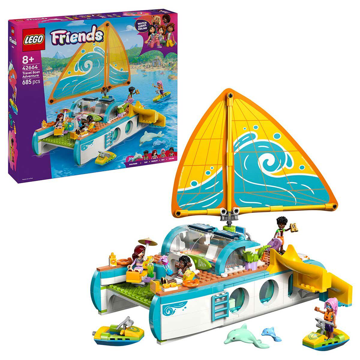 LEGO Friends Travel Boat Adventure 42664