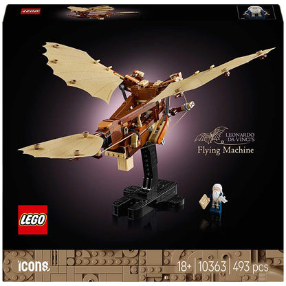 LEGO Icons Leonardo da Vincis Flying Machine Desk Decor Set for Adults 10363
