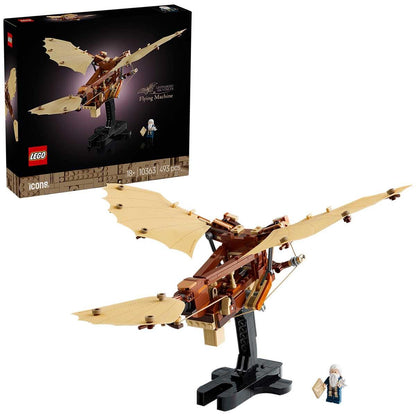 LEGO Icons Leonardo da Vincis Flying Machine Desk Decor Set for Adults 10363