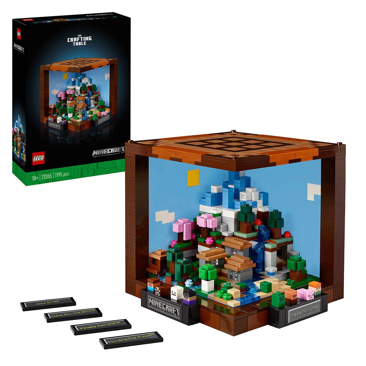 LEGO Minecraft The Crafting Table For Adults 21265