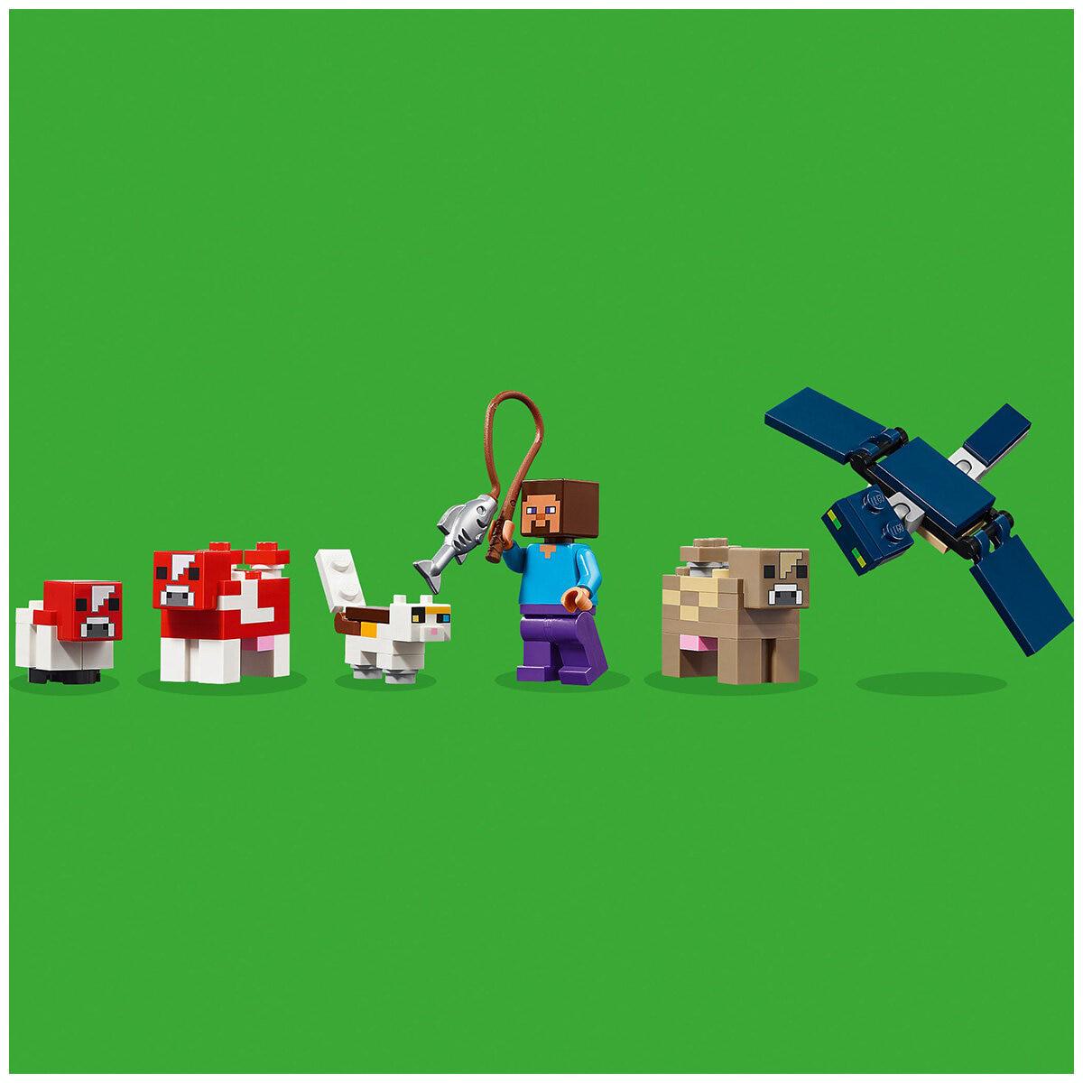 LEGO Minecraft The Mooshroom House Island Gamer Kit Toy For Kids 21270