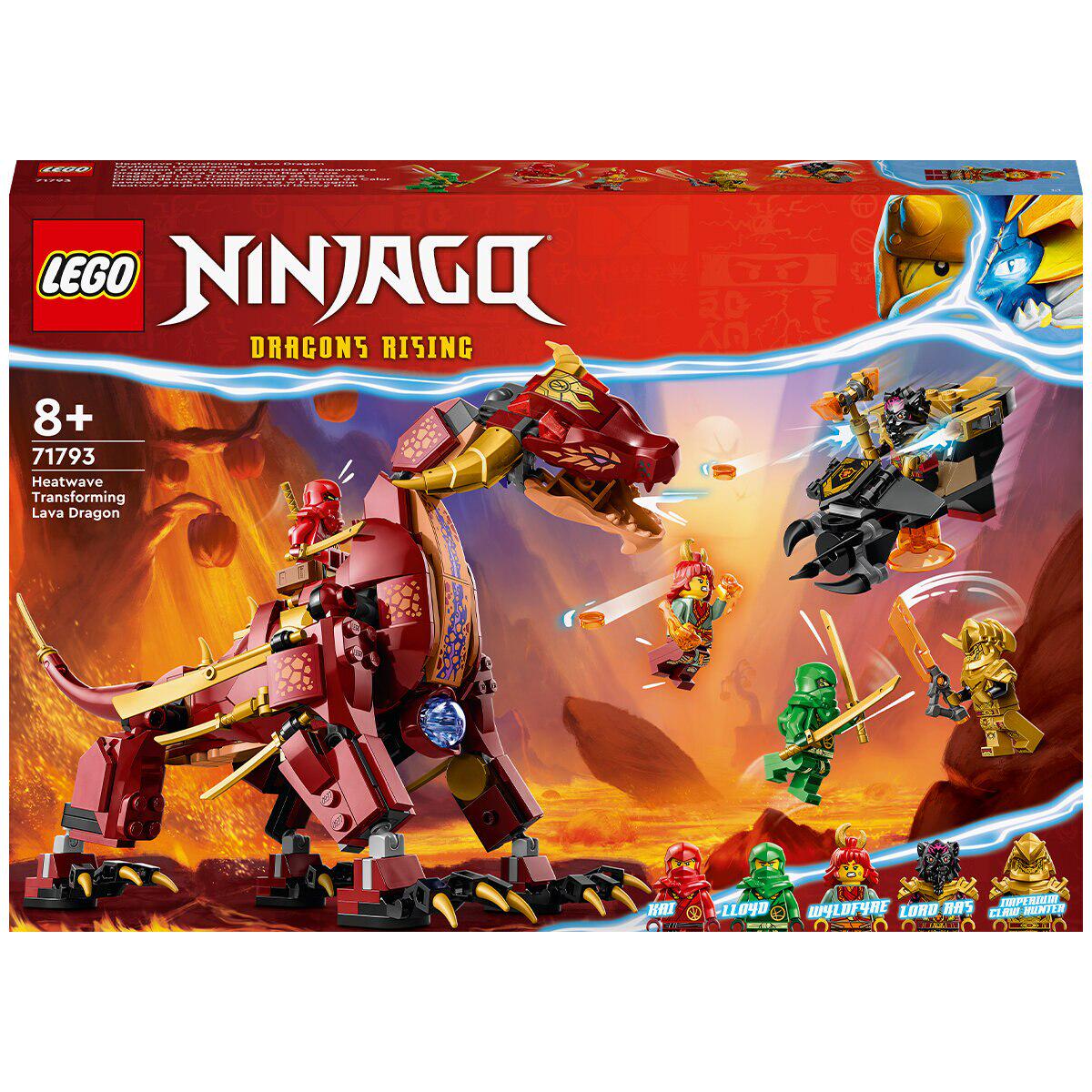 LEGO NINJAGO Heatwave Transforming Lava Dragon 71793
