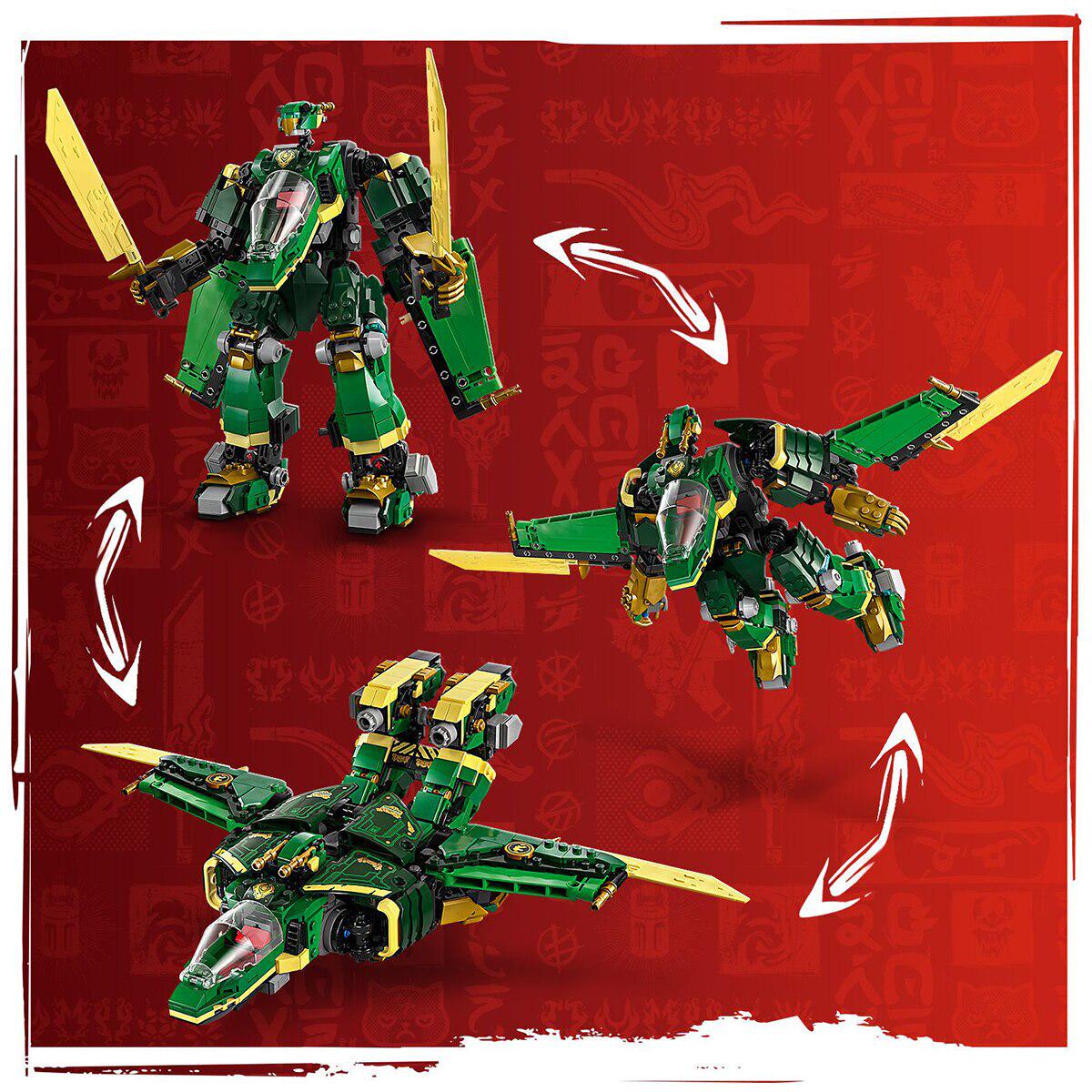 LEGO NINJAGO Lloyds Jet Mech 71845