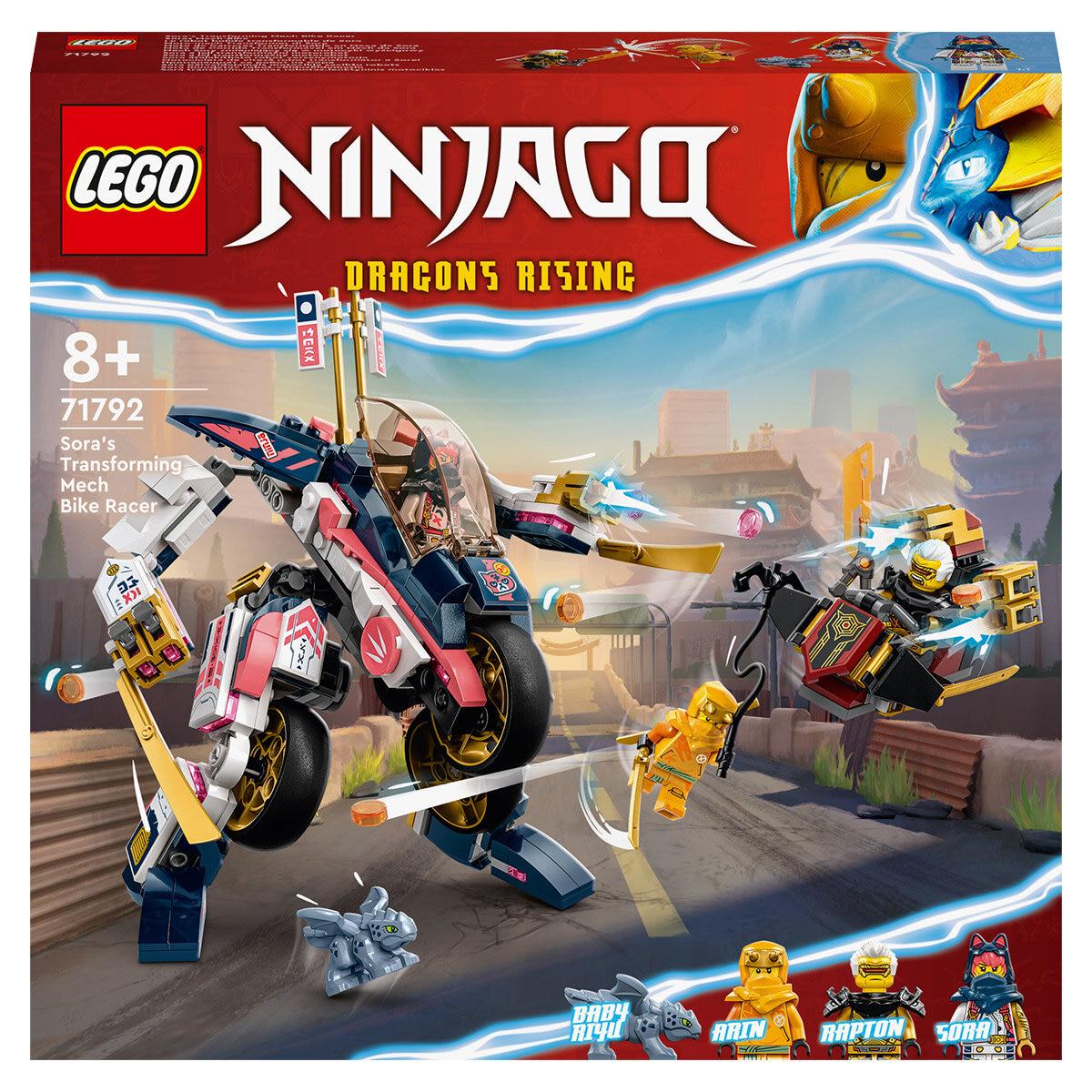 LEGO NINJAGO Sora's Transforming Mech Bike Racer 71792
