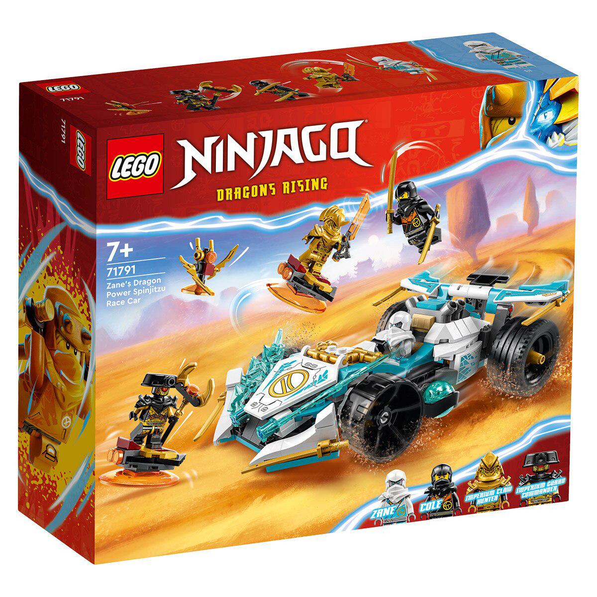 LEGO NINJAGO Zanes Dragon Power Spinjitzu Race Car 71791