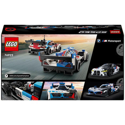 LEGO Speed Champions BMW M4 GT3 And BMW M Hybrid V8 Race Cars 76922