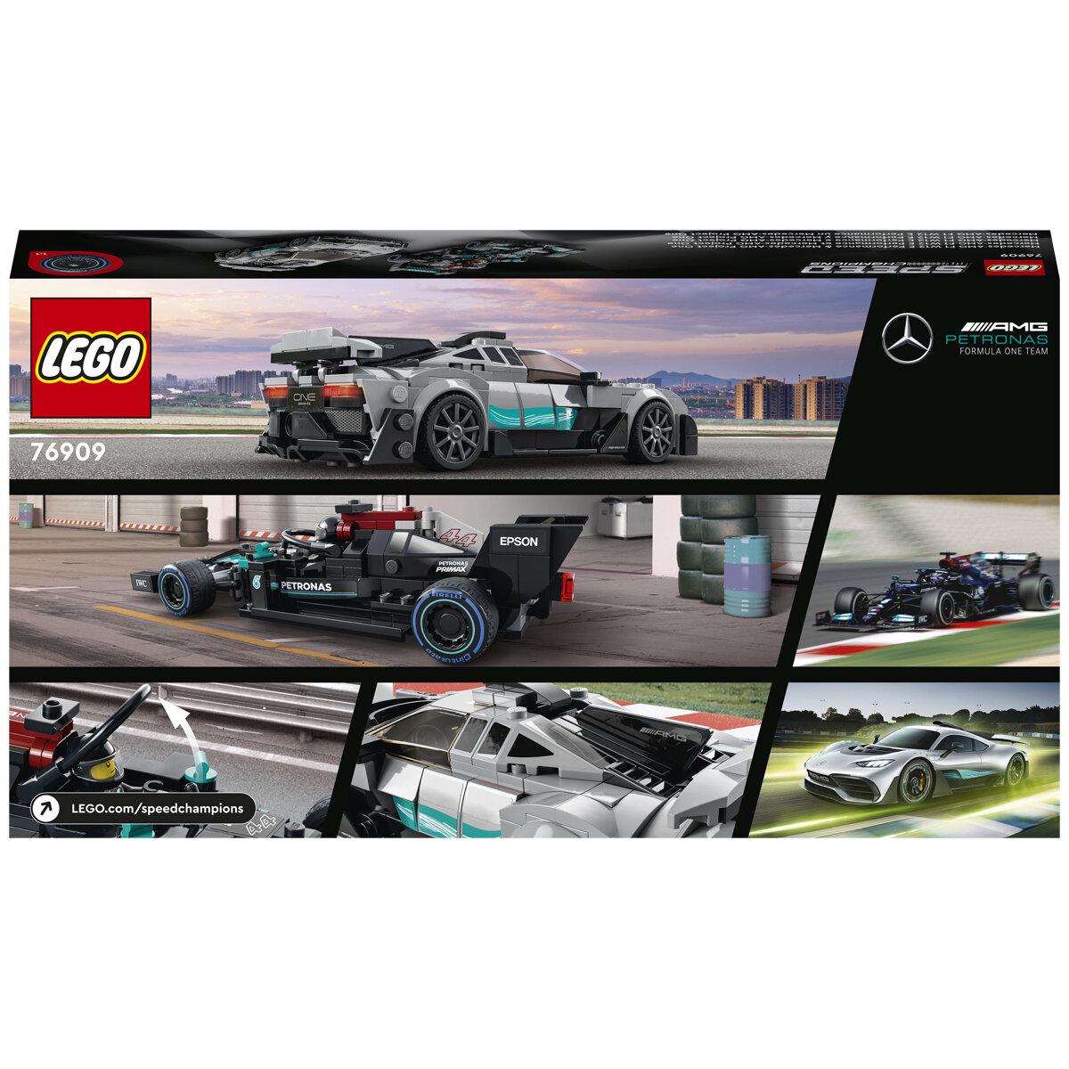 LEGO Speed Champions Mercedes-AMG F1 W12 E Performance And Mercedes-AMG Project One 76909