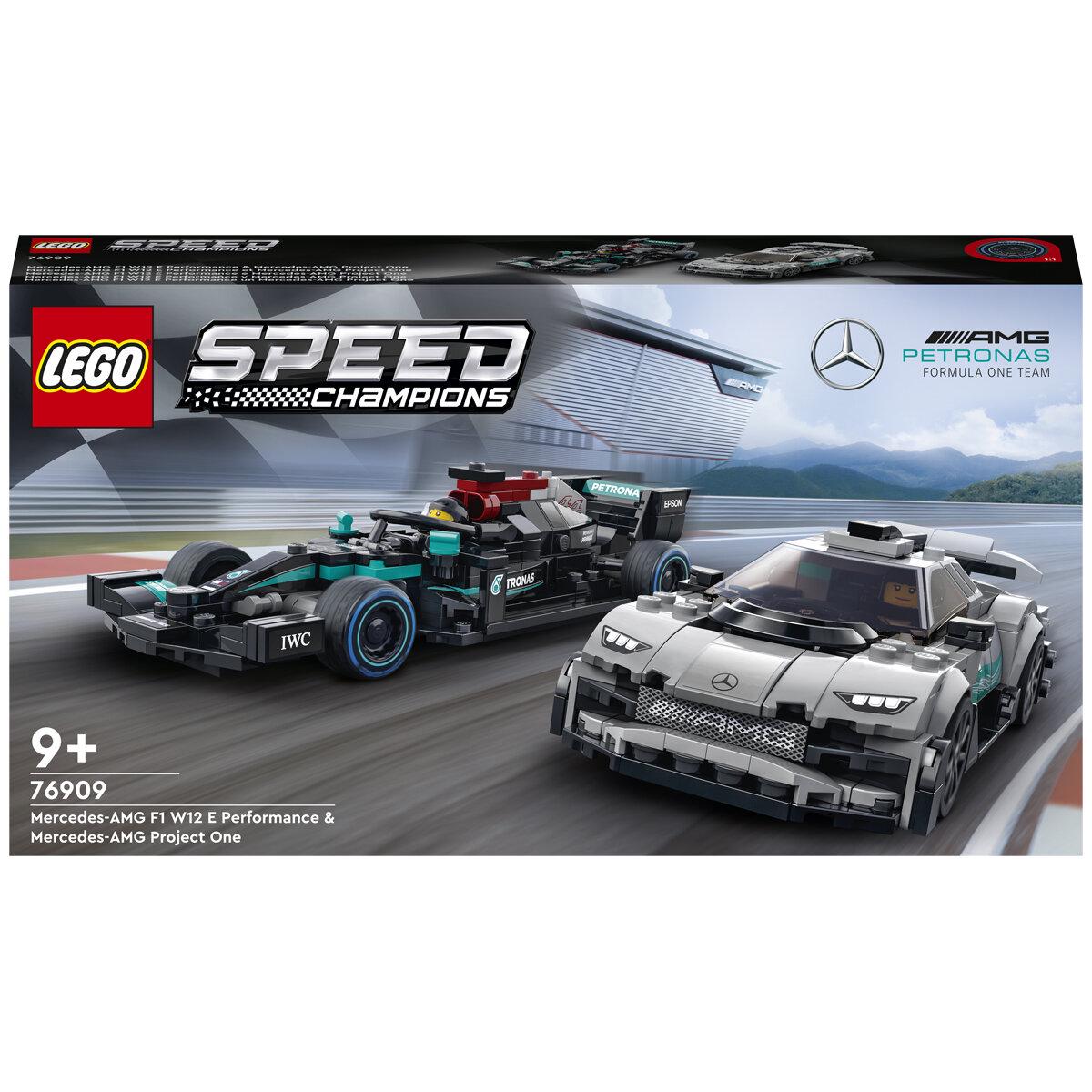 LEGO Speed Champions Mercedes-AMG F1 W12 E Performance And Mercedes-AMG Project One 76909