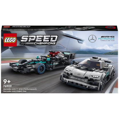 LEGO Speed Champions Mercedes-AMG F1 W12 E Performance And Mercedes-AMG Project One 76909