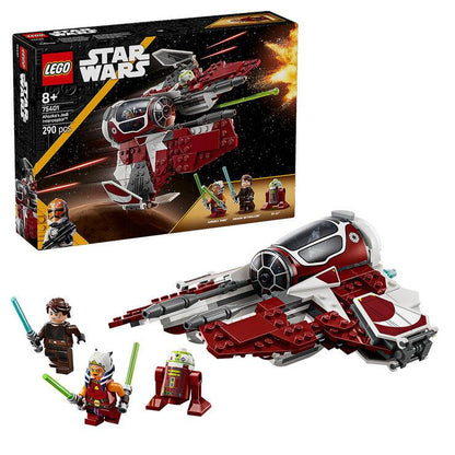 LEGO Star Wars Ahsokas Jedi Interceptor Starfighter Building Toy 75401