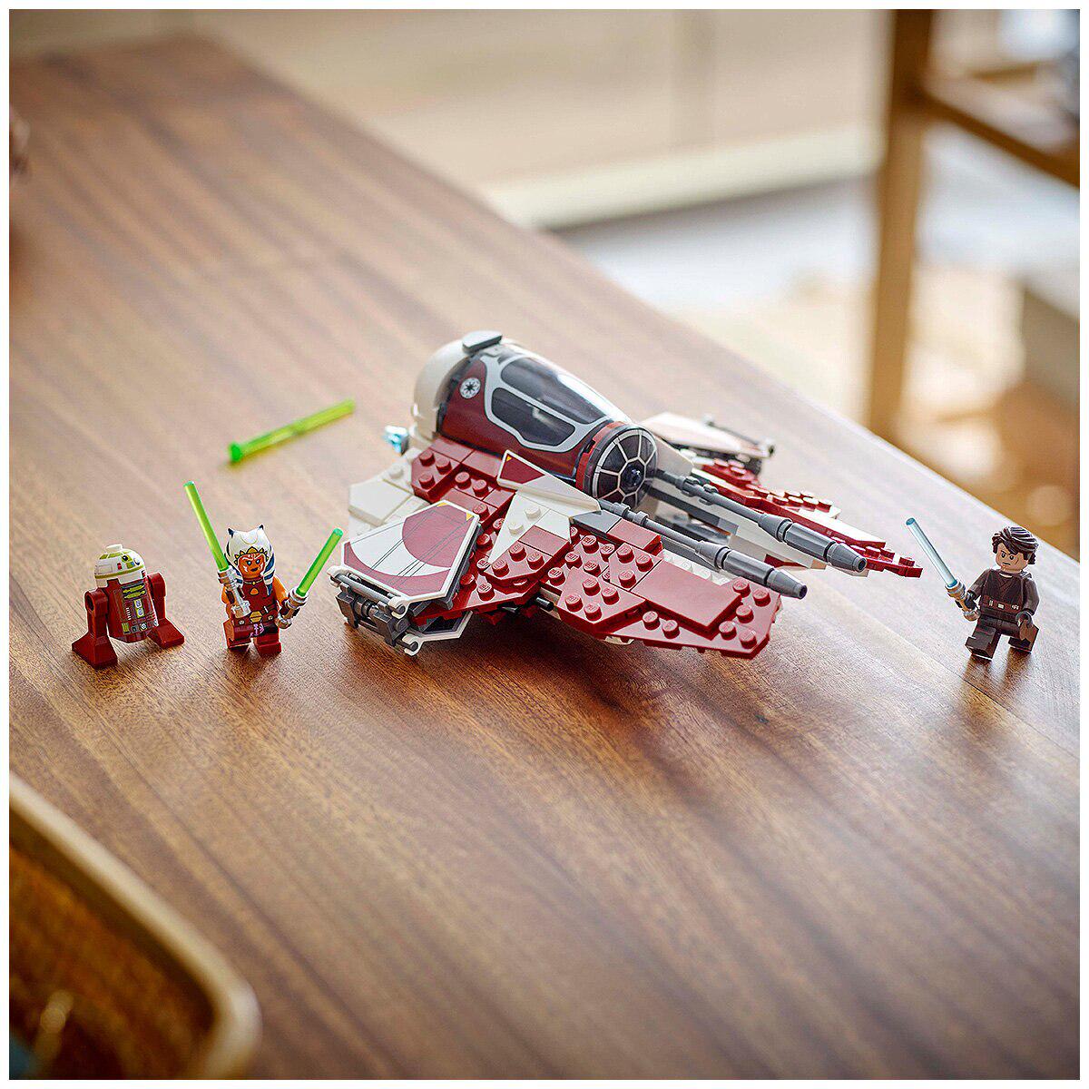LEGO Star Wars Ahsokas Jedi Interceptor Starfighter Building Toy 75401