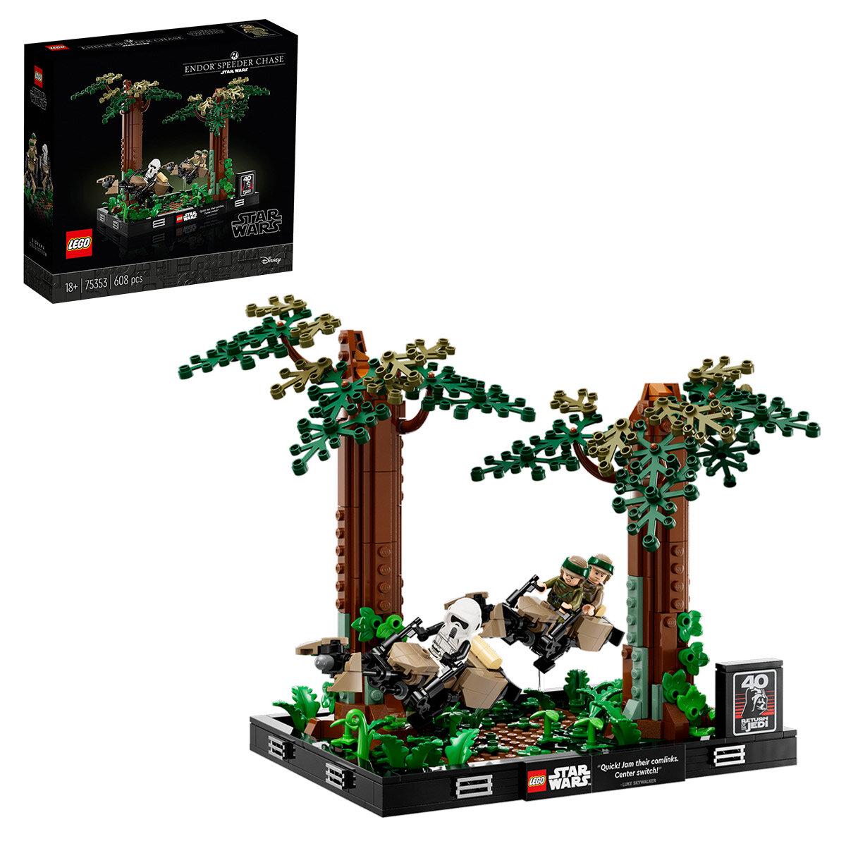 LEGO Star Wars Endor Speeder Chase Diorama 75353