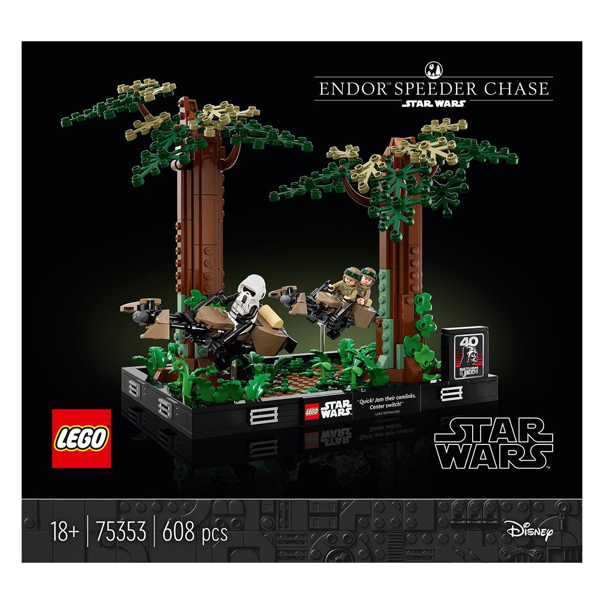 LEGO Star Wars Endor Speeder Chase Diorama 75353