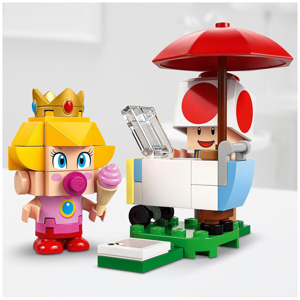 LEGO Super Mario: Mario Kart Baby Peach and Grand Prix Set, Racing Toy 72036