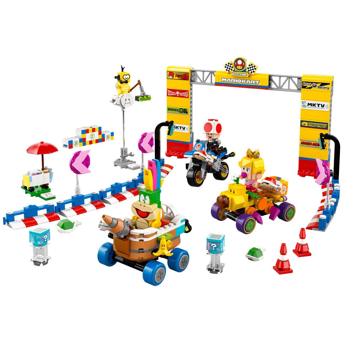LEGO Super Mario: Mario Kart Baby Peach and Grand Prix Set, Racing Toy 72036