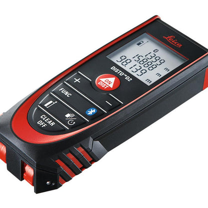 LEICA 100m Laser Distance Measurer w. Bluetooth DISTO D2 LG837031