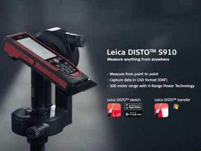 LEICA Disto S910 Package Includes TRI120 Tripod, FTA360-S and Hard Case LG887900