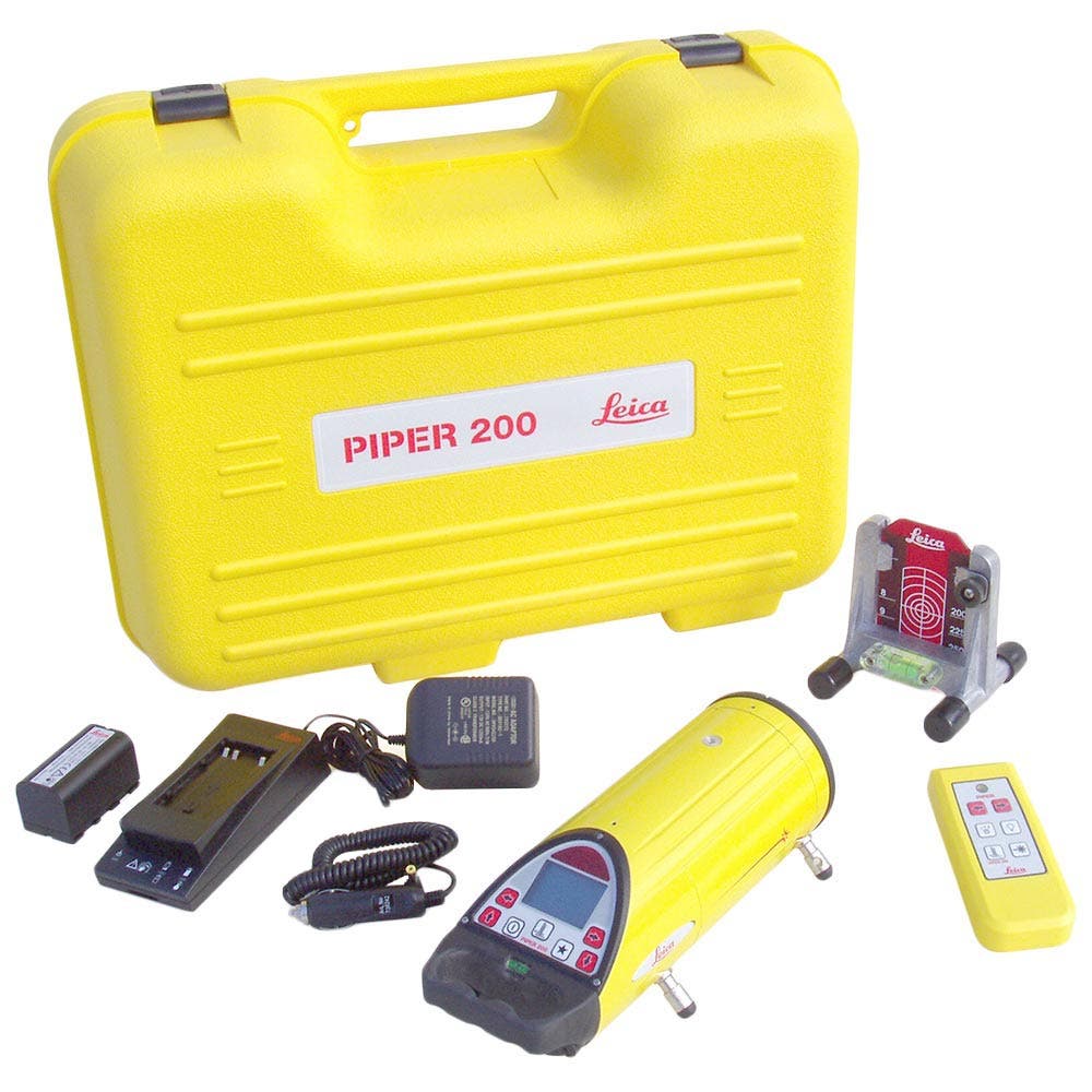 LEICA Piper 100 Red Beam Pipe Laser Package LG748704