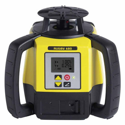 LEICA Rugby 680 Rotary Laser Level w. Rodeye 160 Digital Receiver LG6006010