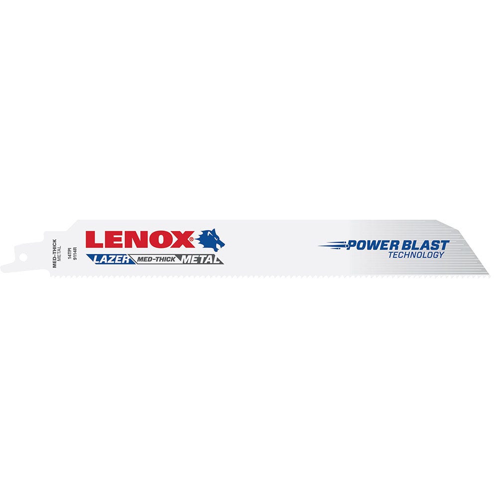 LENOX 229mm 18TPI Bi-Metal Reciprocating Saw Blades - 5 Piece 201789114R
