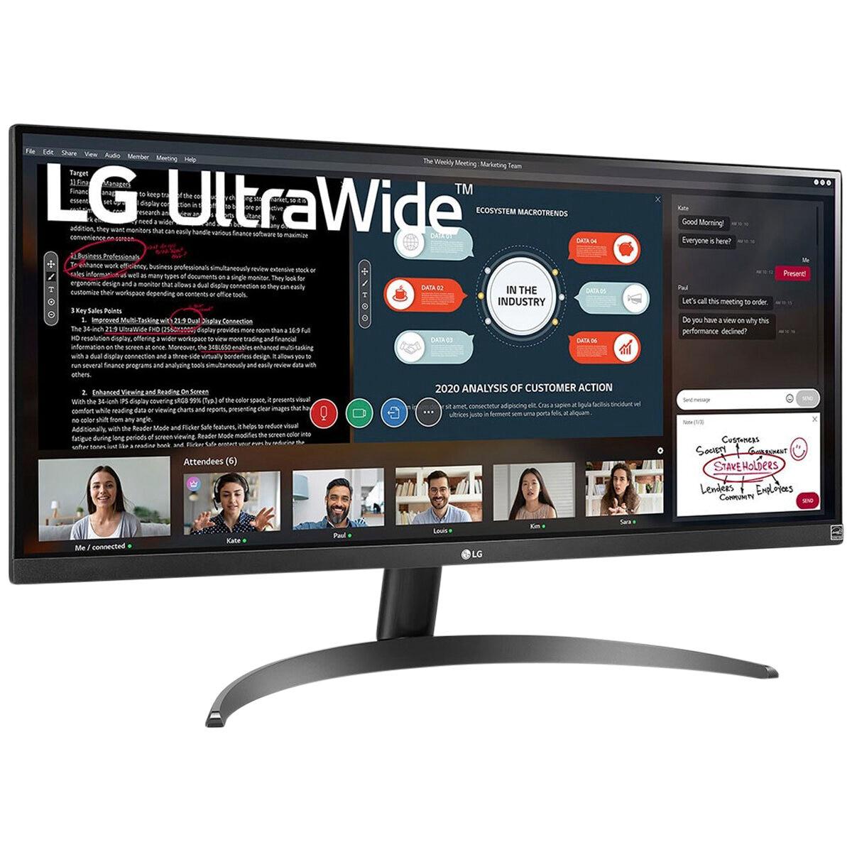 LG 29 Inch 21:9 UltraWide Full HD IPS Monitor With AMD FreeSync 29WP500-B