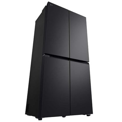 LG 530L Slim French Door Fridge Matte Black GF-B505MBL