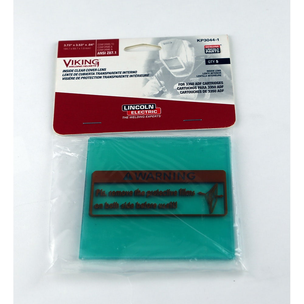 LINCOLN 5 Pack Interior Welding Lens Cover KP3044-1